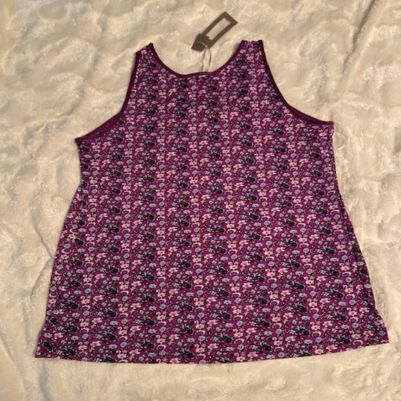 Intrama Floral Tank Top Ladies Size XL/XXL  NWOT - Picture 6 of 9